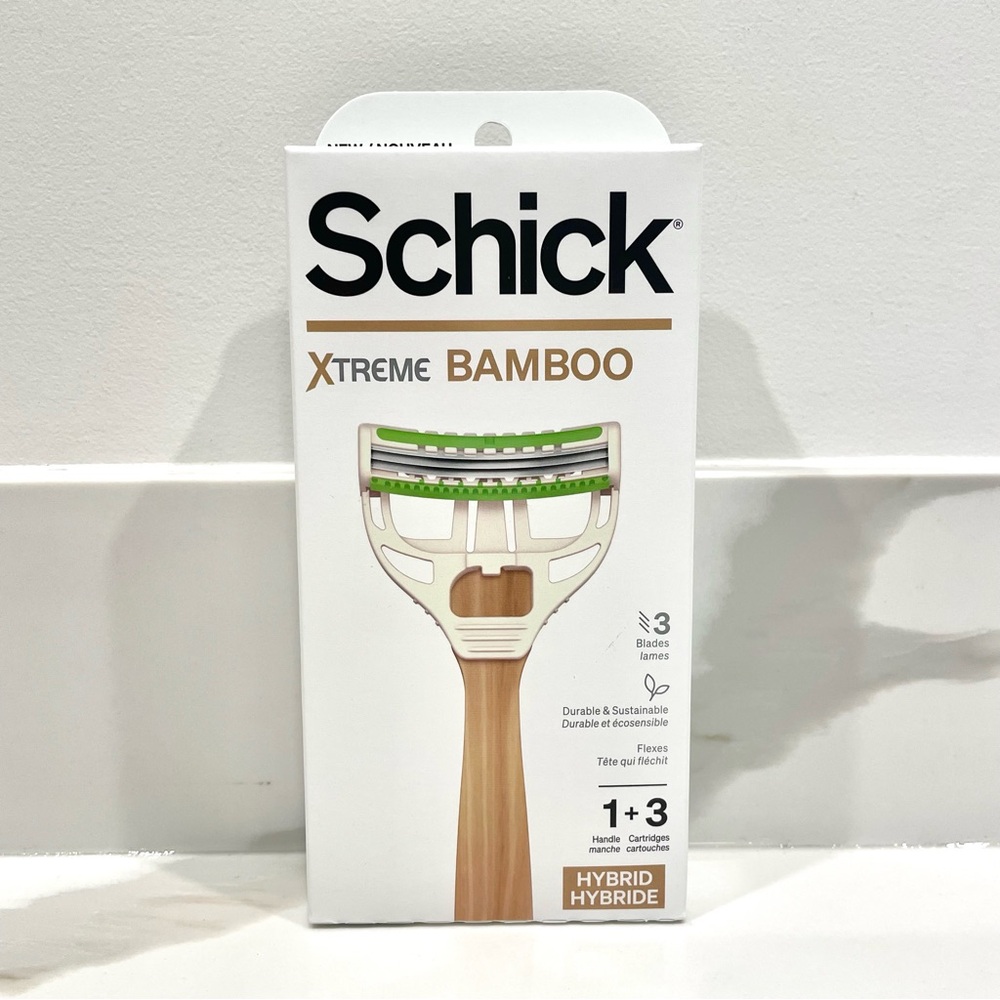 🔵3/$25 NEW Schick Xtreme Bamboo Razor